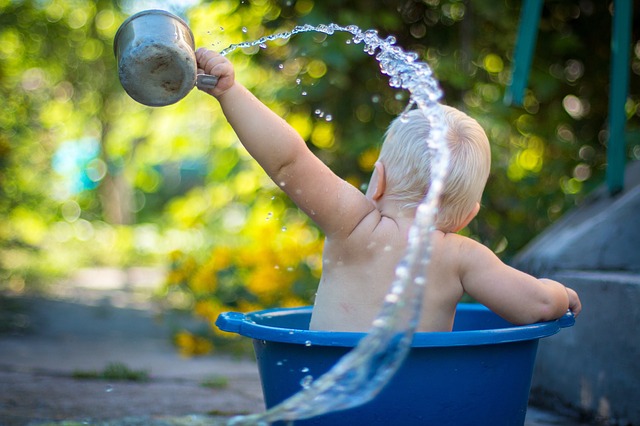 koupání ve škopku